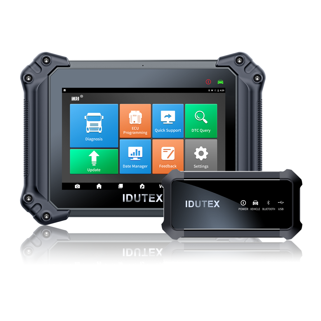 Idutex TS810 Pro Obd Diagnostic Kit for diesel Vehicle Auto Scanner for Light Medium Heavy Duty Truck Bus Construction